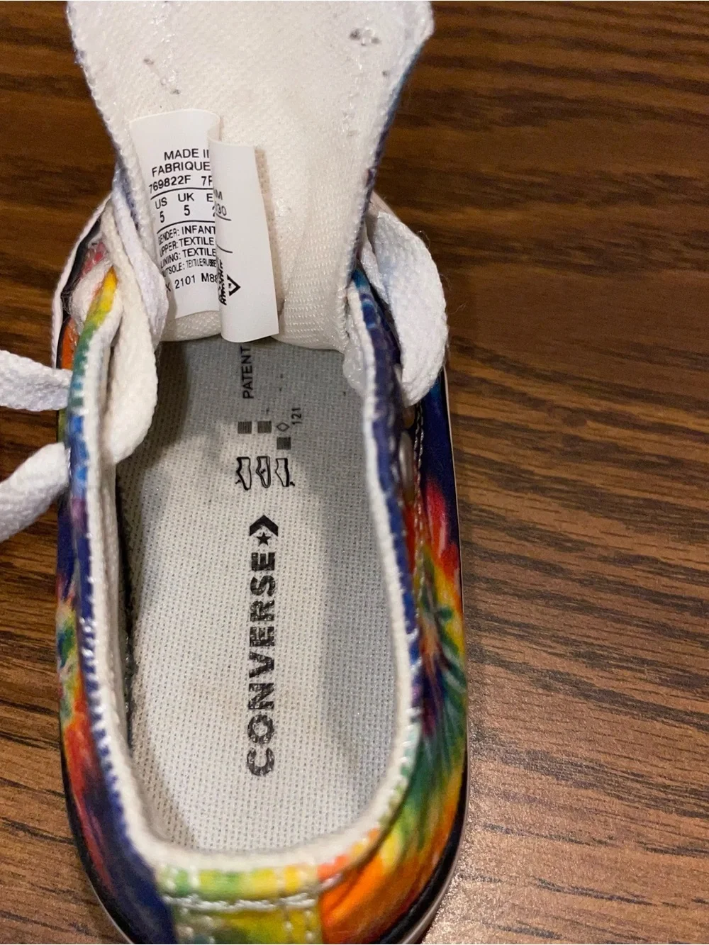 Converse Kids Tie-Dye Low Top Sneakers - Rainbow